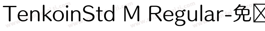 TenkoinStd M Regular字体转换